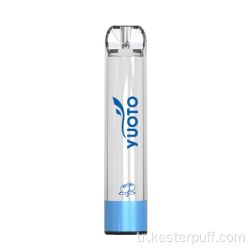 Yuoto Shine Pro Tek kullanımlık Vape 2000 Puffs 850mAH